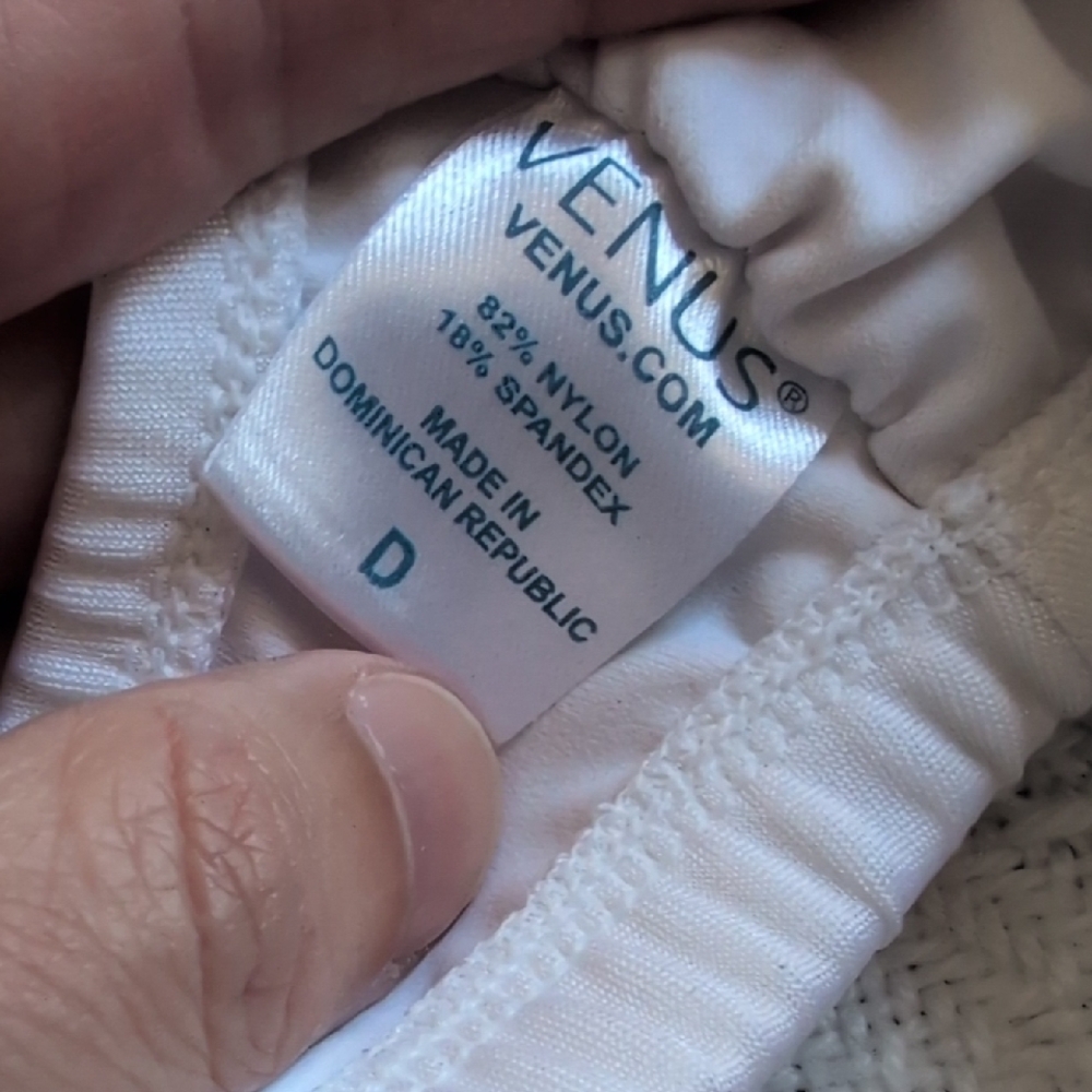 VENUS Women's Wrap White Swim Bikini Top L - Picture 2 of 5